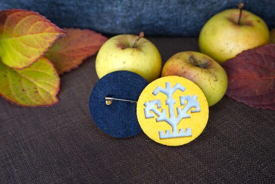 Austras koks - dzeltena piespraude